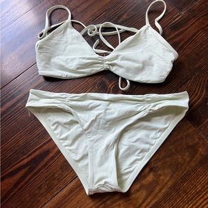 L*Space strappy back bikini in mint green. Size small